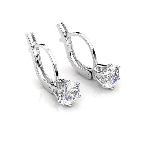 Dhia Casa Drop Earrings Set embellished with Swarovski crystals