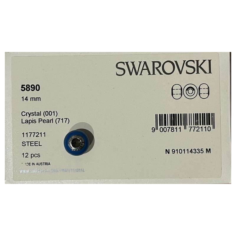 Swarovski 5890 BeCharmed Beads- Crystal Lapis Pearl