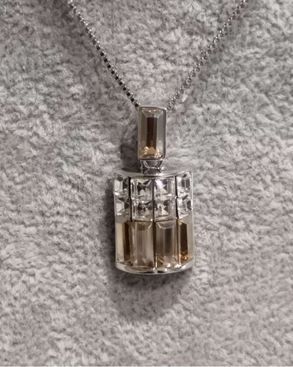 Champaign Ice Necklace with Swarovski Crystal