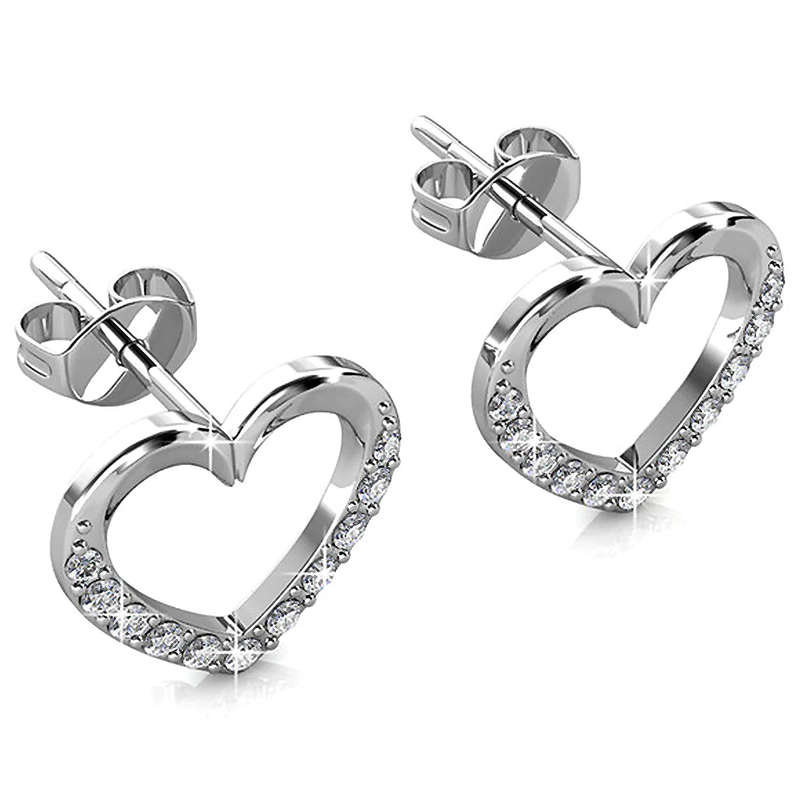 Heart Stud Earrings