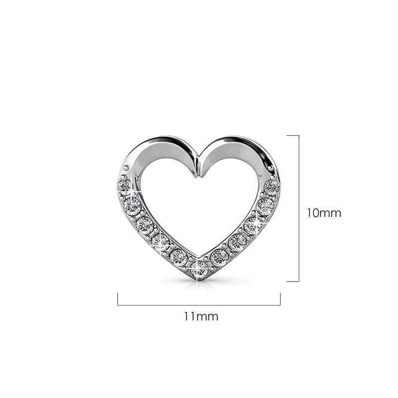 Heart Stud Earrings