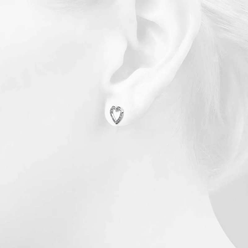 Heart Stud Earrings