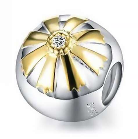 S925 Golden Ray Charm or Pendant