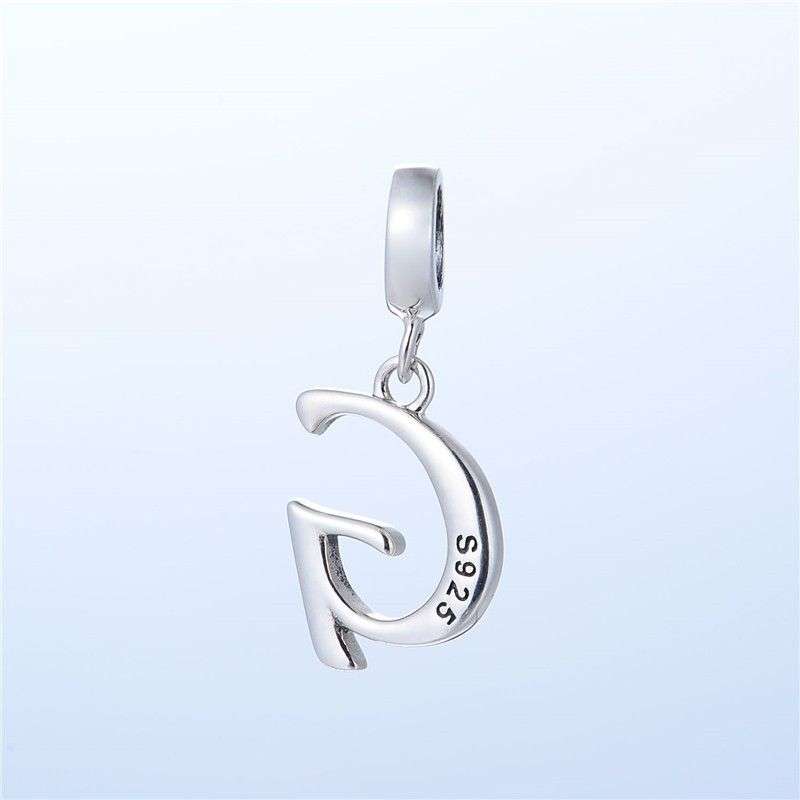 S925 Alphabet Letter G Charm/Pendant