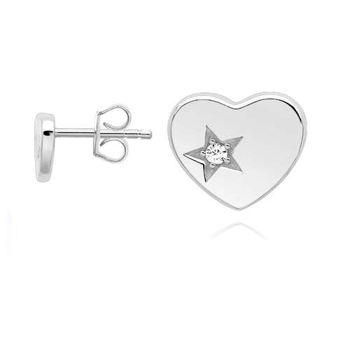 Cupid Heart Earrings