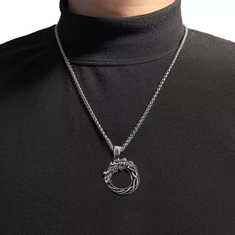 Nordic Dragon Necklace