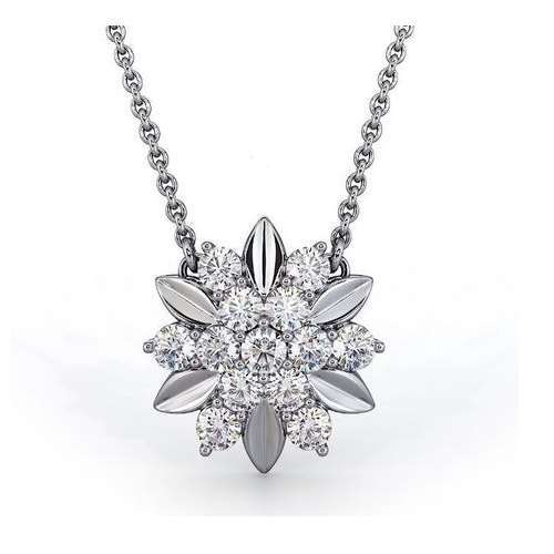 Dhia Flower Bracelet  S925 Sterling Silver with Swarovski Zirconia