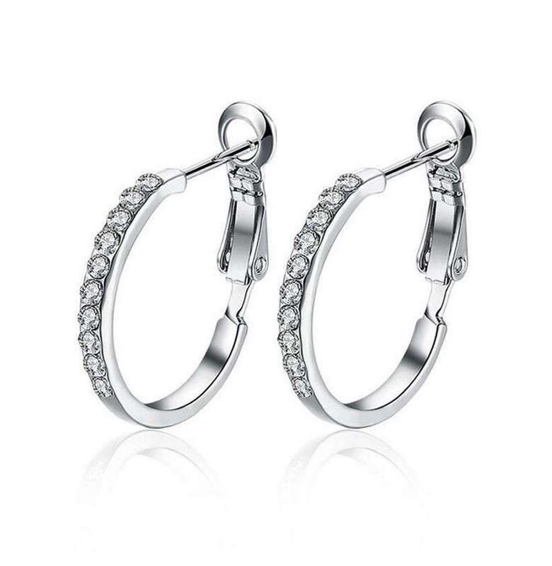 Dhia Latch-Back Hoop Earrings