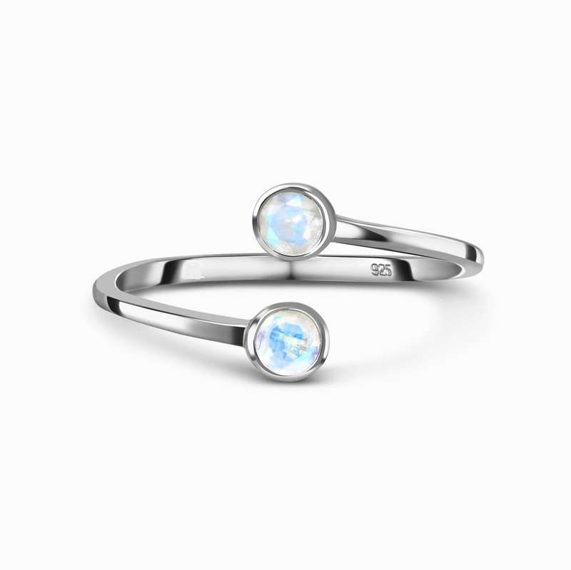 Moonstone Trendy Ring