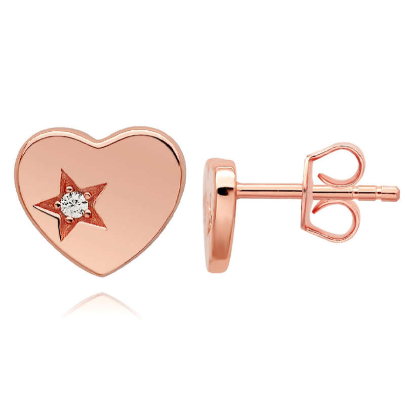 Cupid Heart Earrings