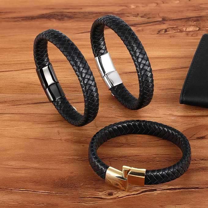 Leather Braided Bracelet