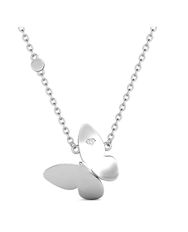 S925 Butterfly Necklace with Swarovski Crystals