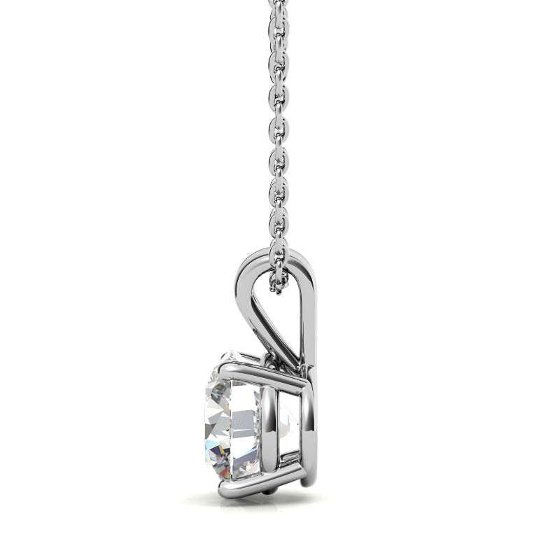 1.6ct Round 4 Prong Solitaire Pendant
