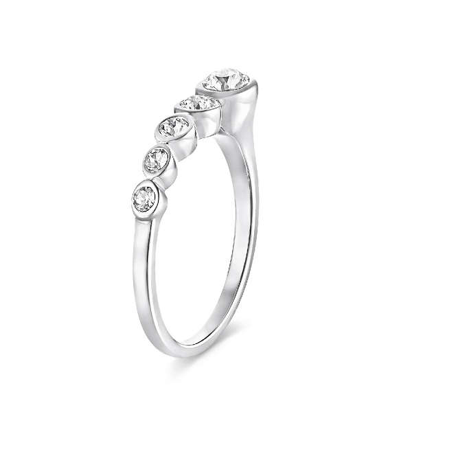 Waterfall Ring embellished with Crystals From Swarovski