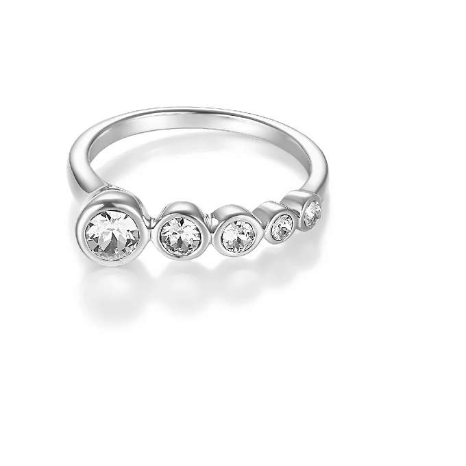 Waterfall Ring embellished with Crystals From Swarovski