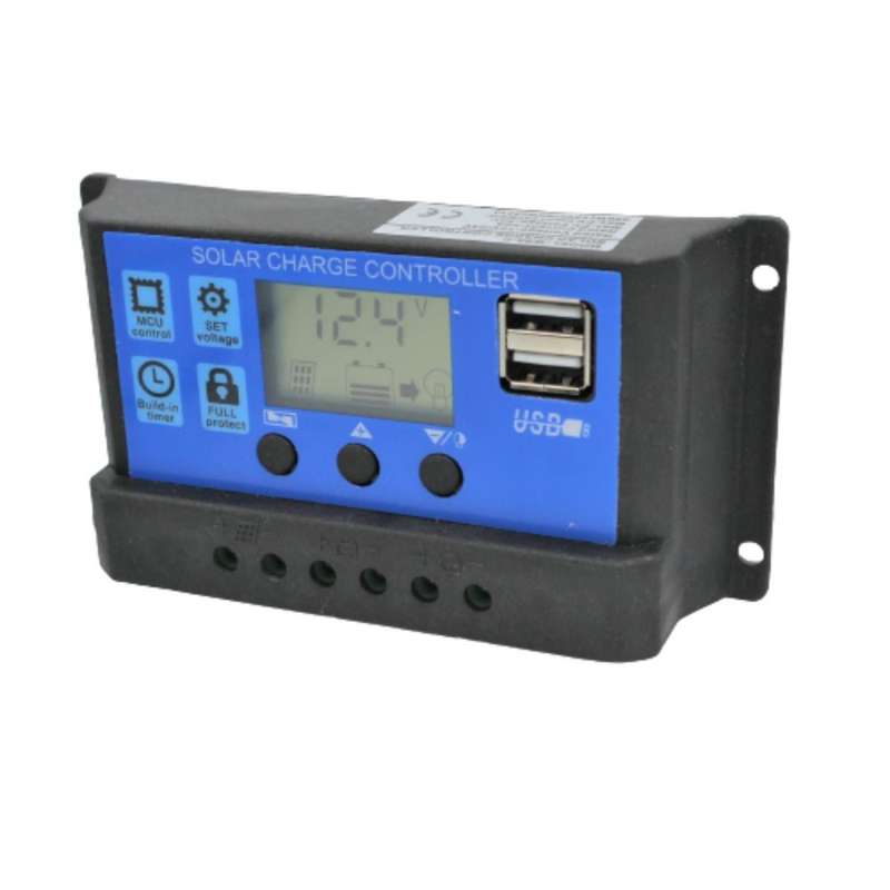 30A Solar Charge Controller (12/24V, PWM)