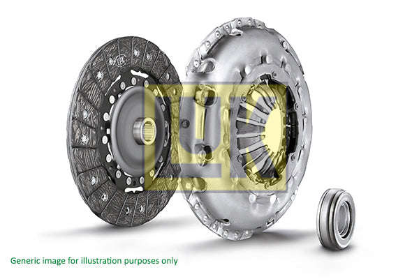 Clutch Kit Audi A1 1.6 Tdi Cayc Cayd Vw Caddy (623 3548 00)