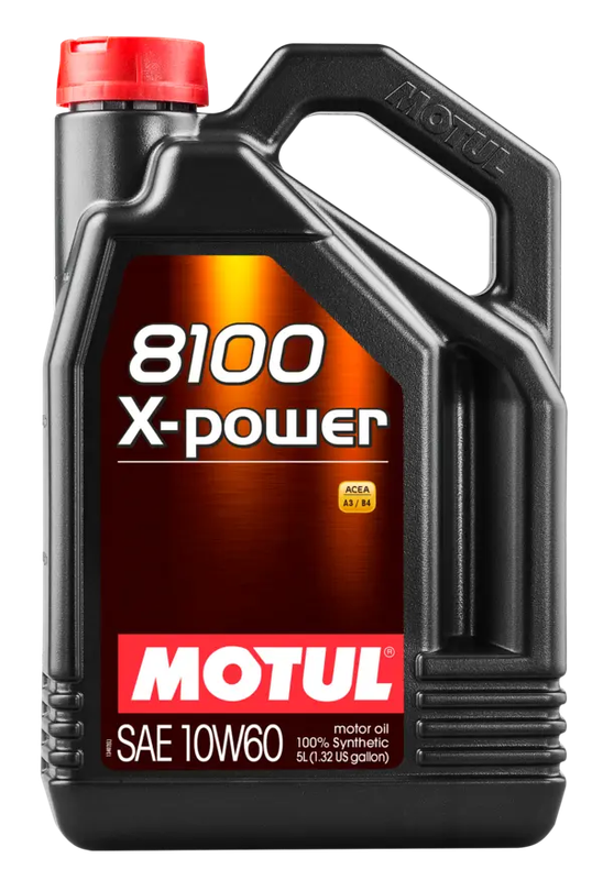 Motul 8100 X-Power 10W60 5L Engine 106144
