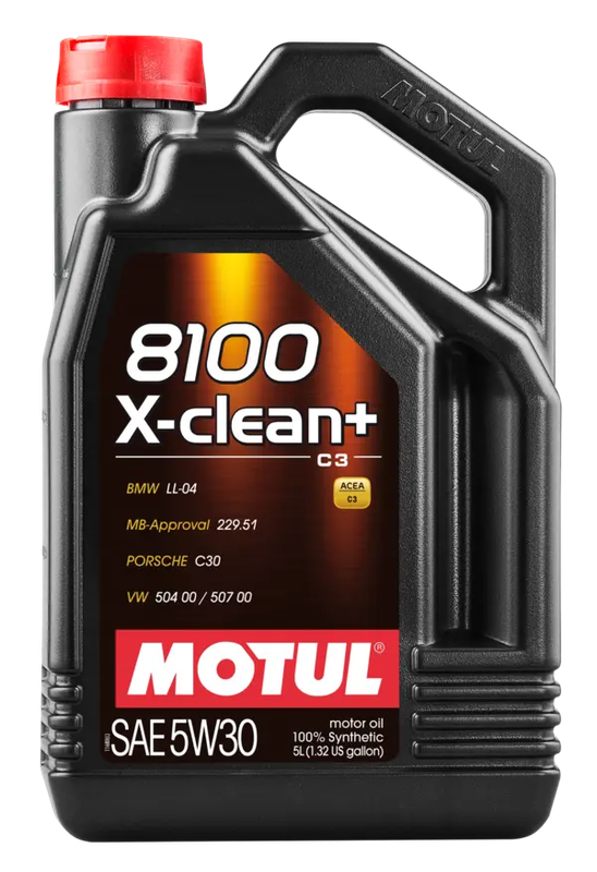 Motul 8100 X-Clean + 5W30 5L Engine 106377