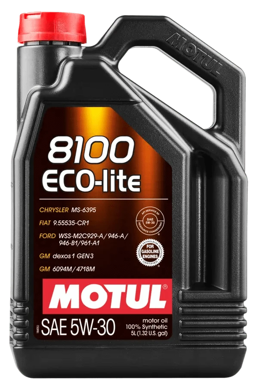 Motul 8100 Eco-Lite 5W30 5L Engine 108214