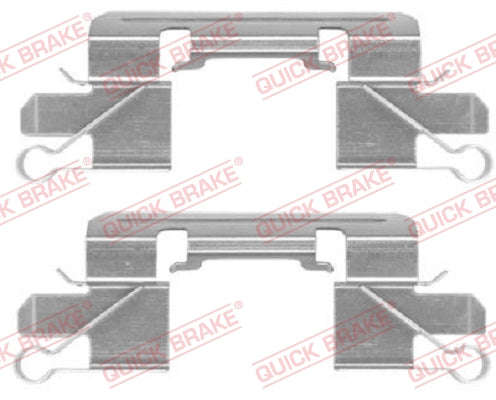 Accessory Kit Brake Pads FDB1997/4023 Mitsubishi Pajero,Triton, Nissan Navara / Pathfinder (109-1...