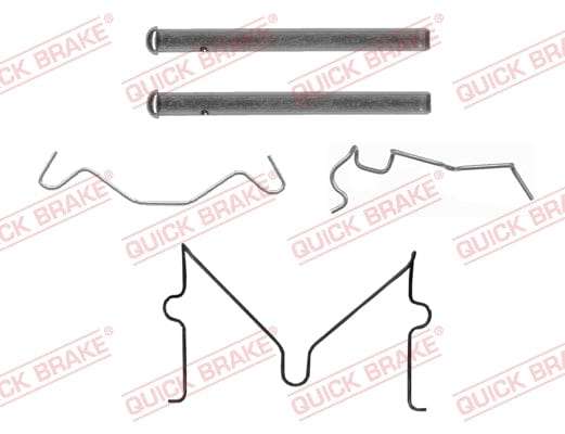 Brake Pad Accessory Kit Left Mitsubishi Pajero Sport 2 2008- (109-1905-1L)