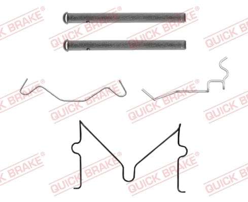 Brake Pad Accessory Kit Right Mitsubishi Pajero Sport 2 2008- (109-1905-1R)
