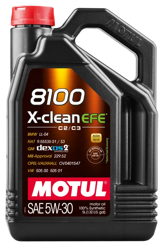 Motul 8100 X Clean Efe 5W30 5L Engine 109471