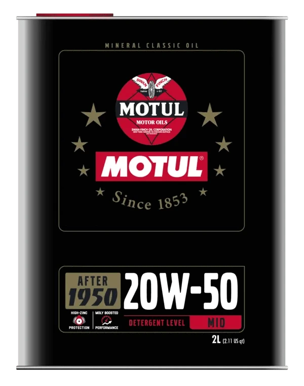 Motul Classic Performance 20W-50 2L Us (Classic) Engine 110621