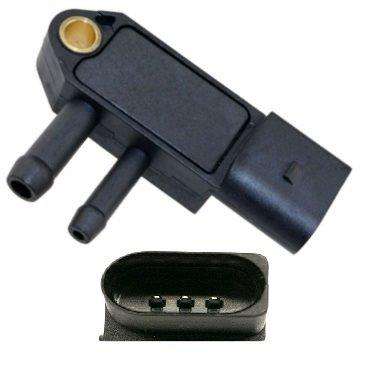 Sensor Exhaust Pressure 3Pin Vw Golf Vi,T5,6R,Tig,Tour,Caddy,A4 B8,A5,Q3,5 Tdi (191946)