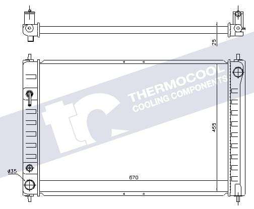 Radiator Nissan Murano VQ35 2009-2014 N68743