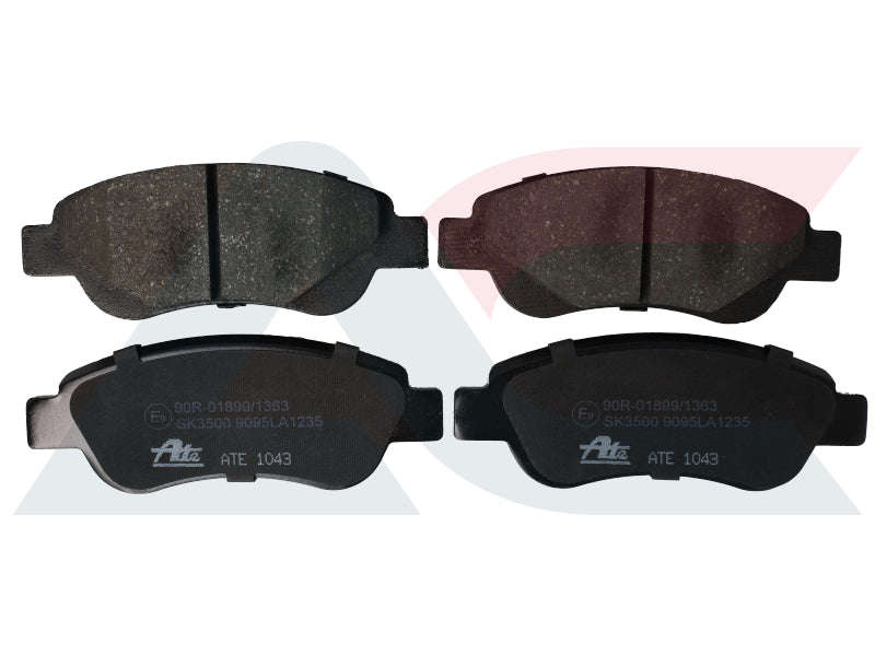 Front Brake Pads  Toyota Aygo, Peugeot 107/108, Citroën C1, Geely LC (ATE1043)