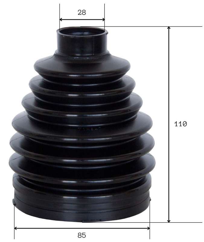 CV Joint Boot + Clamps Nissan Qashqai 1.5 dCi K9K, 2.0 MR20DE (06-13), X-Trail (T31) 2.0 MR20DE, ...