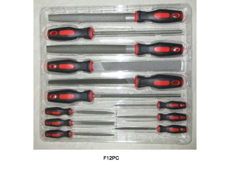 12 Piece File And Rasp Set