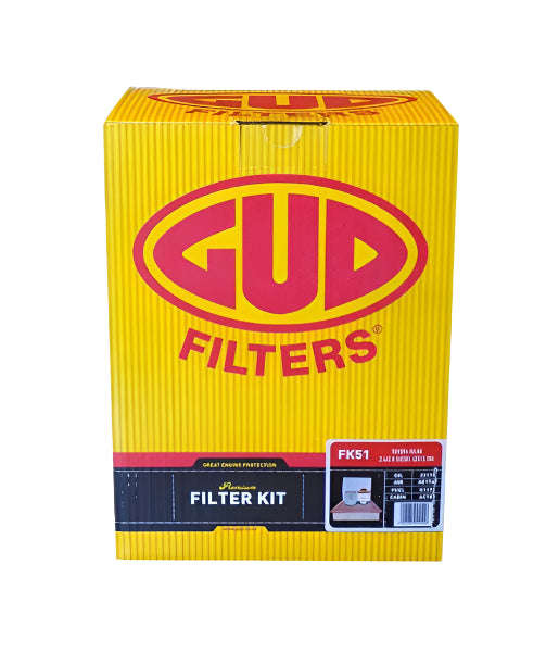 GUD FK51 Filter Kit  Toyota Hilux & Fortuner 2.4/2.8 GD-6 (2016Present)