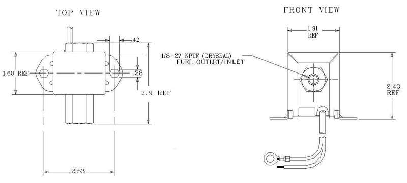 Facet 40107 12V Fuel Pump (40244 Kit)  Cube Style, 34 GPH | 710 PSI | Universal Low-Pressure