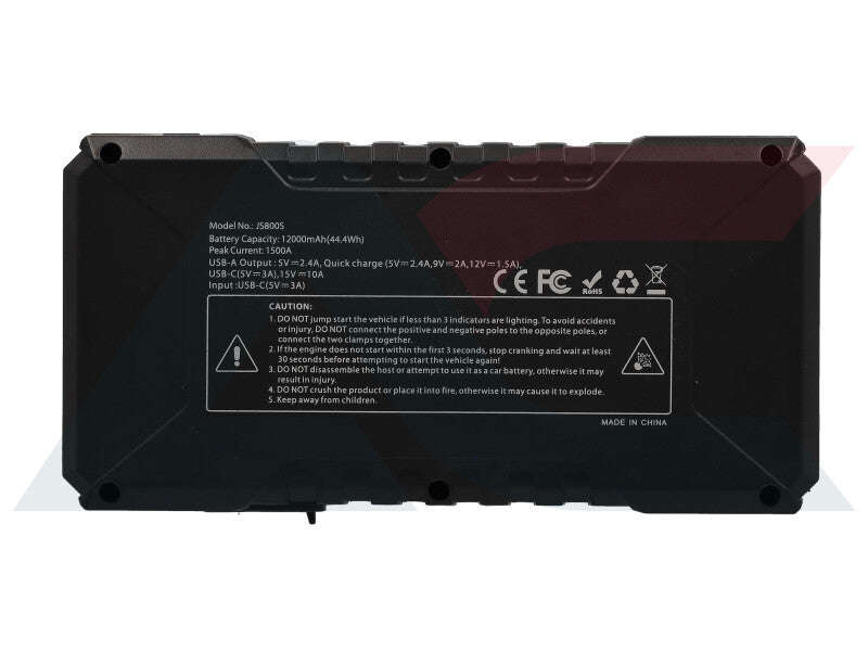 Portable Car Jump Start 12000MAH 44.44Wh 1500A (JS800S)
