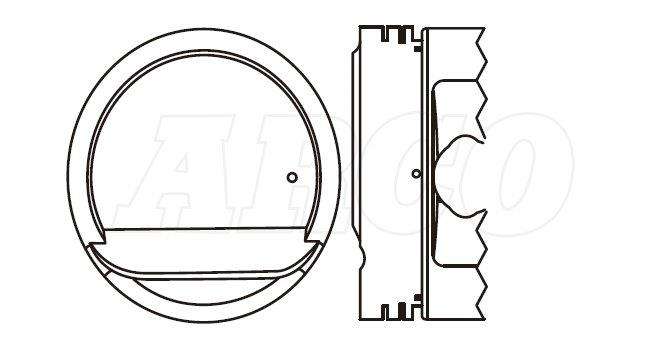 Piston Set Hyundai Elantra J2 1.6 16v G4GR (Without Rings / STD/000)