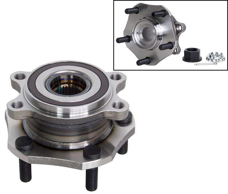 Front Wheel Bearing Kit Nissan Qashqai 1.2 DID-T, 1.6 dci, 2.0, X-Trail (T32) 1.6 dci, 2.0, 2.5, ...