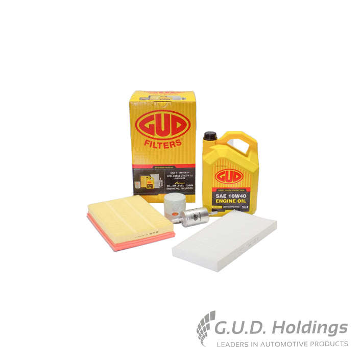 Service Kit Opel Corsa C 1.4 & 1.6 + Utility Filters + 5L 10w40 Oil