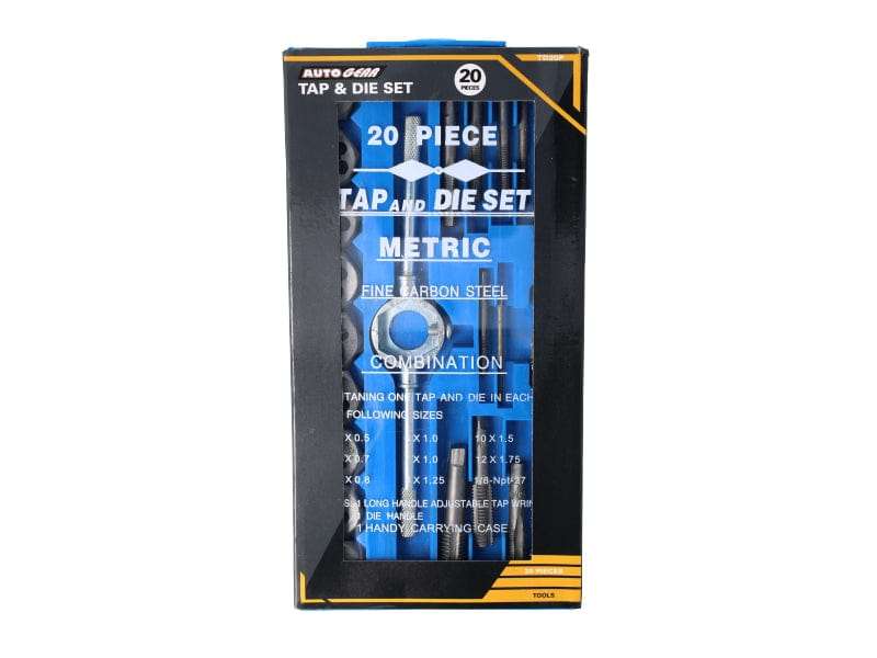 Autogear 20Pc Tap And Die Set