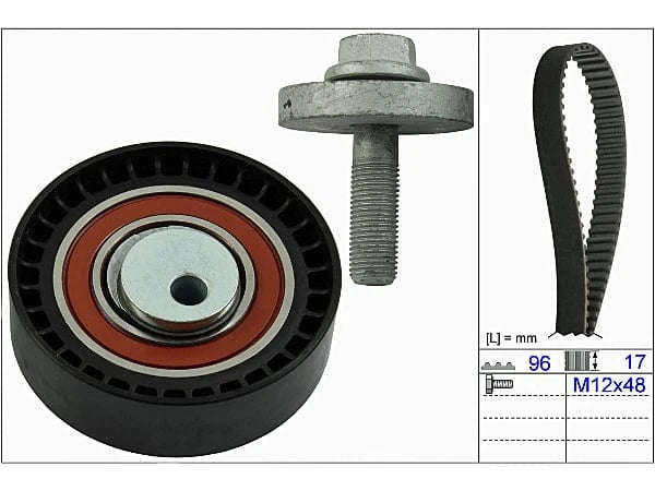 Timing Belt Kit for Nissan NP200 1.5dCi / 1.6 & Renault Sandero, Logan, Kangoo  530 0604 10