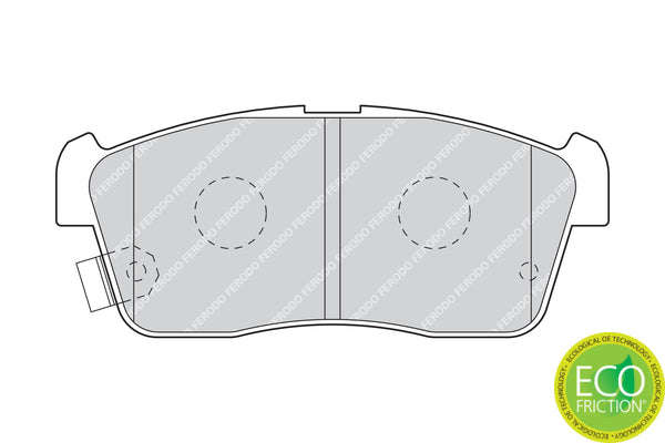 Brake Pads Front Daihatsu Charade 6/7 Suzuki Alto, Celerio 1/2, S-Presso (FDB1532)