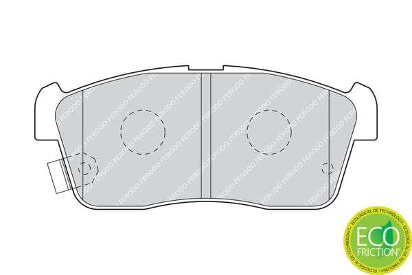 Brake Pads Front Daihatsu Charade 6/7 Suzuki Alto, Celerio 1/2, S-Presso (FDB1532)