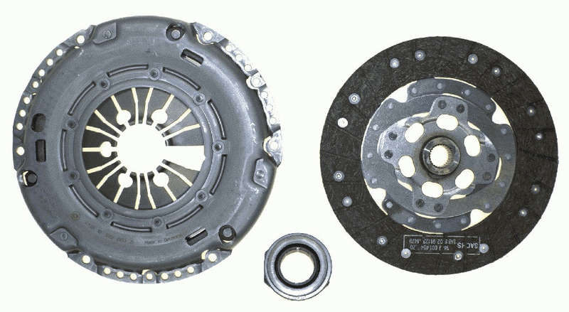 Clutch Kit Audi A1 1.6Tdi (Cayb,Cayc) A3 1.8T (Agu,Aum,Bbu,Blz,Awu,Bkf) Crosspolo 1.6Tdi,1.9Tdi (...