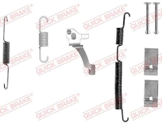 Accessory Kit Brake Shoe Right Side Hyundai Getz,I10,I20 Fsb4047/ATE1052Bs (105-0017X-1R)
