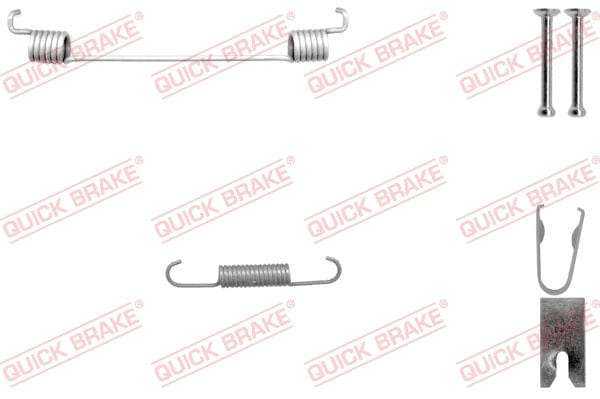 Accessory Kit Brake Shoe Nissan Micra,Renault Clio 3 Fsb649/ATE1010Bs (105-0042-1)
