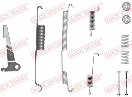 Accessory Kit Brake Shoe 604 Shoe Right Mitsubishi Rodeo,Isuzu Kb (105-0062X-1R)