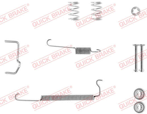 Accessory Kit Brake Shoe Opel Corsa C Right Side (105-0064X-1R)