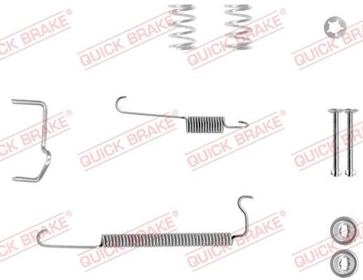 Accessory Kit Brake Shoe Opel Corsa C Right Side (105-0064X-1R)